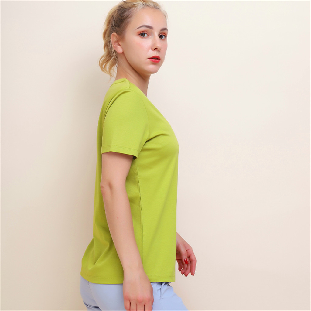 Women's 80s mercerized cotton T-shirts